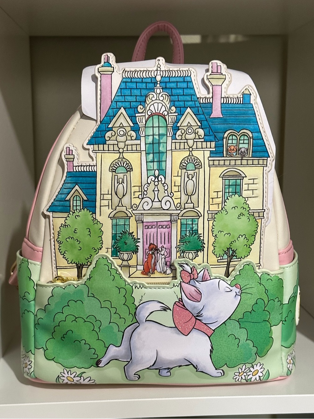 Loungefly Disney They Aristocats Marie House Home Mansion Backpack